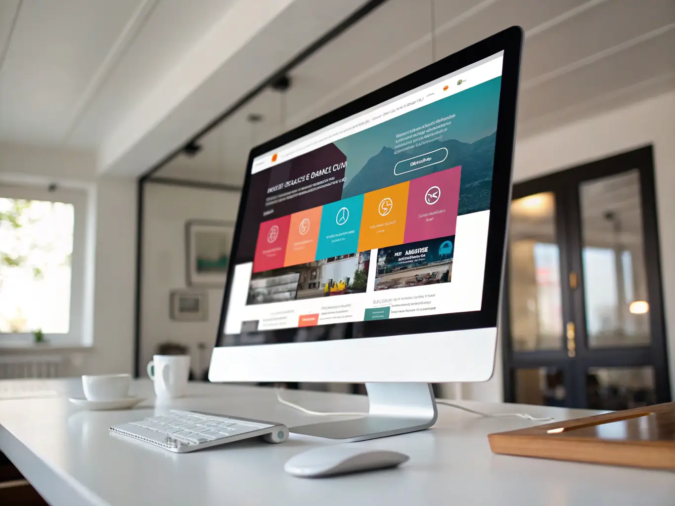 An image showcasing a visually appealing and user-friendly website design, representing Mosaico Media Company's web design expertise.